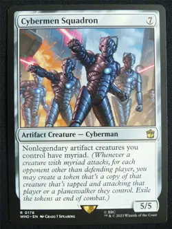 Cybermen Squadron - WHO - Mtg Card #21J - Image 1