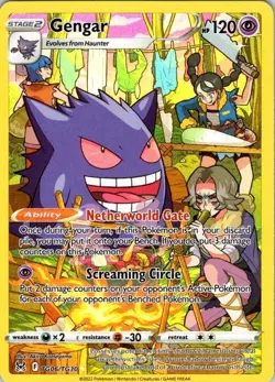 Pokemon Gengar TCG TG06/TG30 Lost Origin Trainer Gallery Holo Card NM (SKU 1-1) - Image 1