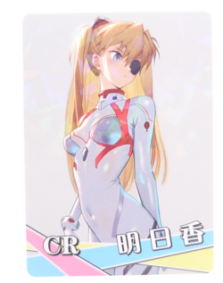 Asuka CR Evangelion Anime Waifu Doujin Collectible Trading Card - Image 1