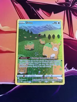Pokemon TCG Ditto Crown Zenith Galarian Gallery Holo Ultra Rare Card GG22/GG70 A - Image 1
