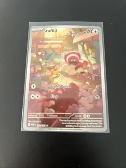 Pokemon Stufful #154 Holo - Mega Evolution Set - Mint TCG Card - Image 1