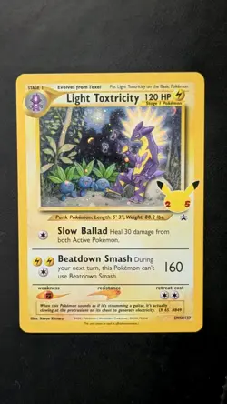 D Light Toxtricity SWSH137 SWSH: Sword & Shield Promo Cards Holo - Image 1