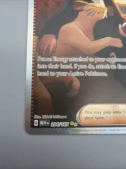 Pokemon TCG Giovanni's Charisma Holo Card 204/165 SV Scarlet & Violet 151 - Image 4