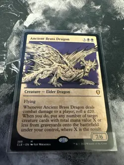 Ancient Brass Dragon (Showcase) Commander Legends: Battle for Baldur's Gate... - Image 1