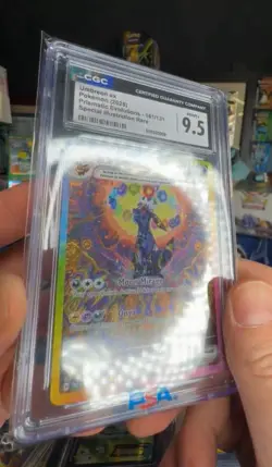 2025 Pokemon PRE EN Prismatic Evolutions Umbreon EX SIR 161/131 CGC 9.5 MINT+ - Image 3