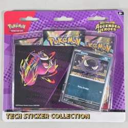 Pokemon TCG Mega Evolution: Ascended Heroes Tech Sticker Collection - Gastly - Image 1