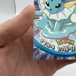 Pokemon 2000 TCG #134 Vaporeon Topps Animation Edition Series 3 Blue Logo NMT - Image 4