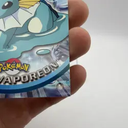 Pokemon 2000 TCG #134 Vaporeon Topps Animation Edition Series 3 Blue Logo NMT - Image 5