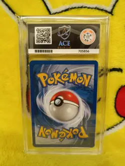 Pokemon Team Rocket Set 2000 Holo Dark Alakazam 1/82 Ace Graded 9 Mint Swirl - Image 4