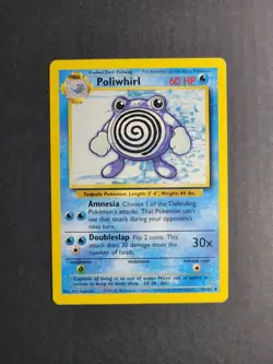 Poliwhirl 38/102 Pokemon TCG Base Set Unlimited Regular Uncommon LP - Image 2