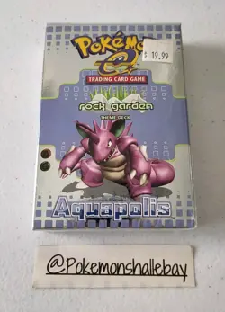 Pokemon TCG Aquapolis Theme Deck - Rock Garden *BRAND NEW/FACTORY SEALED* - Image 1