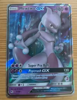 Mewtwo GX 31/68 Hidden Fates Mewtwo Stamp Pokemon MP - Image 1