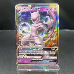 Pokemon - Mewtwo GX - 39/73 - SM Shining Legends - Half Art - NM/M - Image 1