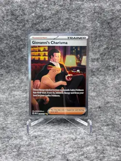 Pokemon TCG SV: Scarlet & Violet 151 Giovanni's Charisma #204/165 - Image 1