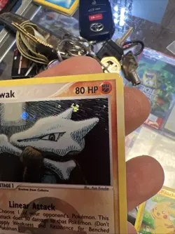 Pokemon TCG Marowak EX FireRed & LeafGreen 7/112 Reverse Holo Rare - Image 3