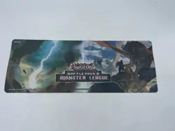 1998 Yugioh Battle Pack 3 Monster League Typhoon Rubber Playmat Gaming Mouse Pad - Image 1