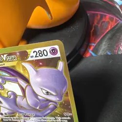 Mewtwo VSTAR 086/078 NM+ Gold Secret Rare - Pokemon GO - Pokemon TCG 2022 - Image 3