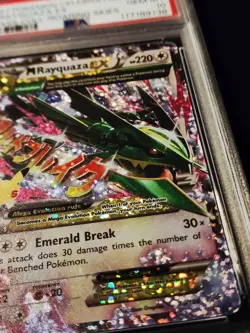 Pokemon Celebrations M Rayquaza EX Holo Ultra Rare Card 76/108 PSA 10 - Image 3