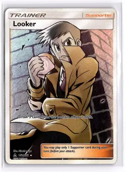Pokemon TCG Looker (Full Art) 152/156 Sm-Ultra Prism Ultra Rare - Image 1