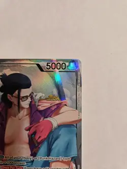 Smoker (Parallel) OP10-001 Alternate Art Leader, One Piece TCG NM - ENGLISH - Image 3