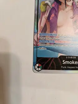 Smoker (Parallel) OP10-001 Alternate Art Leader, One Piece TCG NM - ENGLISH - Image 5
