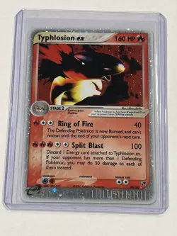 Pokemon TCG Typhlosion ex - 99/100 - Ex Sandstorm Ultra Rare NM Card - Image 1
