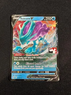 Suicune V 031/203 Prize Pack Series Cards Stamped Near Mint ULTRA RARE - Image 1
