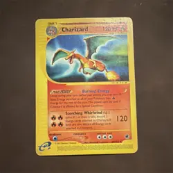 Pokemon TCG Charizard 040/165 Expedition Base Set Rare Regular 120HP Card 2002 - Image 1