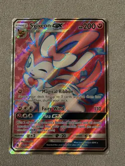 Pokemon TCG Sylveon GX Guardians Rising Holo Full Art Ultra Rare Card 140/145 - Image 1