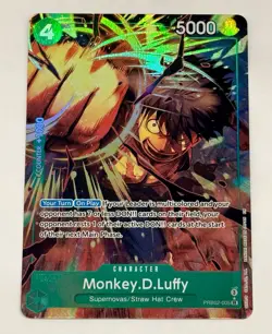 One Piece Monkey D. Luffy PRB02-005 Alternate Art Premium Booster English Card - Image 1