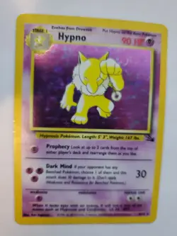 Hypno Fossil Holo Pokemon Card Base Jungle WOTC NM U - Image 1