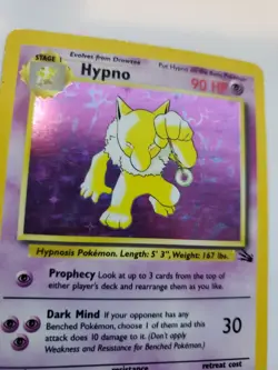 Hypno Fossil Holo Pokemon Card Base Jungle WOTC NM U - Image 3