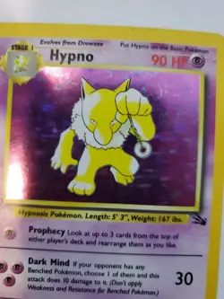 Hypno Fossil Holo Pokemon Card Base Jungle WOTC NM U - Image 4
