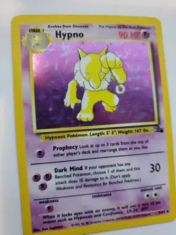 Hypno Fossil Holo Pokemon Card Base Jungle WOTC NM U - Image 5