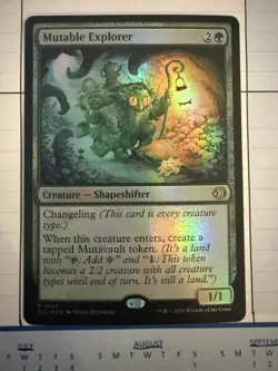 Mutable Explorer FOIL MTG 186 R Lorwyn Eclipsed ECL NM X1 - Image 1