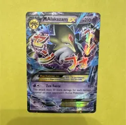 Pokemon M Alakazam EX 26/124 Fates Collide Ultra Rare Holo Mega 210HP Zen Force - Image 1