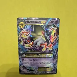 Pokemon M Alakazam EX 26/124 Fates Collide Ultra Rare Holo Mega 210HP Zen Force - Image 4