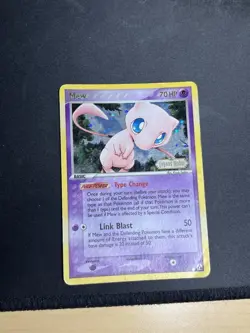 Mew 10/92 EX Legend Maker 2006 Holo gold Rare Pokemon Card TCG stamped. - Image 1