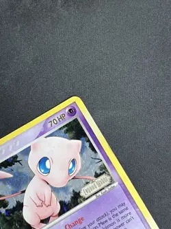 Mew 10/92 EX Legend Maker 2006 Holo gold Rare Pokemon Card TCG stamped. - Image 5