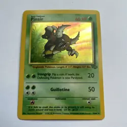 Pokemon Pinsir 60 HP Holo Rare 9/64 Jungle Set 1999 Wizards English TCG Card - Image 1