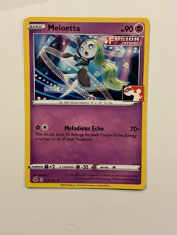 Meloetta 124/264 Pokemon Prize Pack Series 1 Fusion Strike variant B - Image 1