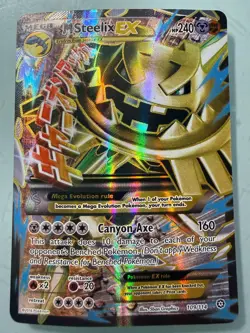 M Steelix EX (Full Art) 109/114 XY 2016 Pokemon Steam Siege - Image 1