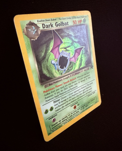 2000 Dark Golbat 7/82 Team Rocket Holo Rare Vintage Pokemon TCG MP - Image 3