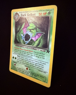 2000 Dark Golbat 7/82 Team Rocket Holo Rare Vintage Pokemon TCG MP - Image 4