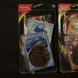 Pokemon TCG: Mega Evolution - Checklane Blister Booster - Lycanroc + Wailord Set - Image 2