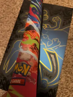 Pokemon Phantasmal Flames Charizard MEGA X UPC Play Mat - Rubber Playmat - Image 2