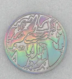 Mega Charizard X EX UPC Ultra Premium Collection Silver Metal Coin 2025 Pokemon - Image 1