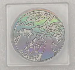 Mega Charizard X EX UPC Ultra Premium Collection Silver Metal Coin 2025 Pokemon - Image 3