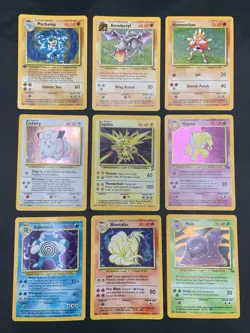 Vintage Pokemon TCG Holo Rare Lot - MP/HP - WOTC Era Collection 1999/2000 - Image 1