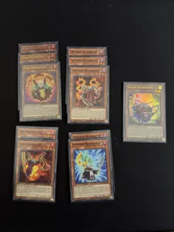 Yu-Gi-Oh! - Jack Atlas' Complete Red Dragon Archfiend, X3 Red Lotus, Flame Crime - Image 1